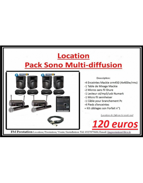 Pack Sono "Multidiffusion"